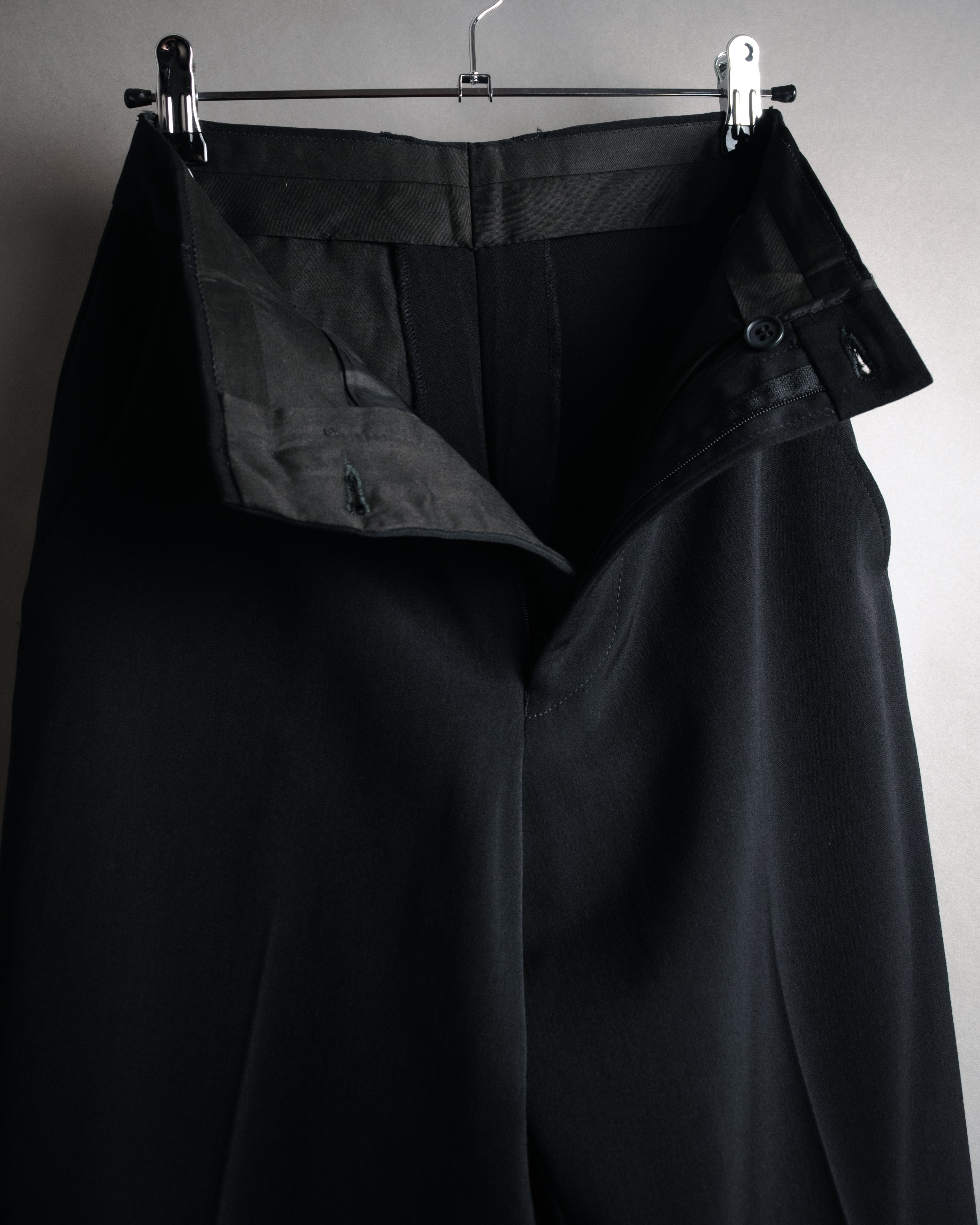 “EMPORIO ARMANI” 90’s-00’s High-waisted wide slacks