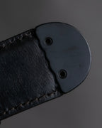 "BOTTEGA VENETA" Intrecciato technique leather belt