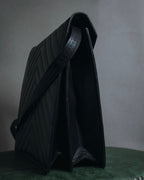 "Yves Saint Laurent" Late 80’s–early 90’s chevron quilted cassandre shoulder bag