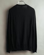 "RED VALENTINO" 10's Feminine merino wool knit cardigan