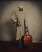 -SPECIAL- “Giorgio Armani” 90’s-00’s Crocodile embossed leather frame bag