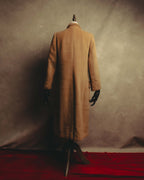 "VALENTINO MISS V" 80's-90's Camel hair single-breasted coat