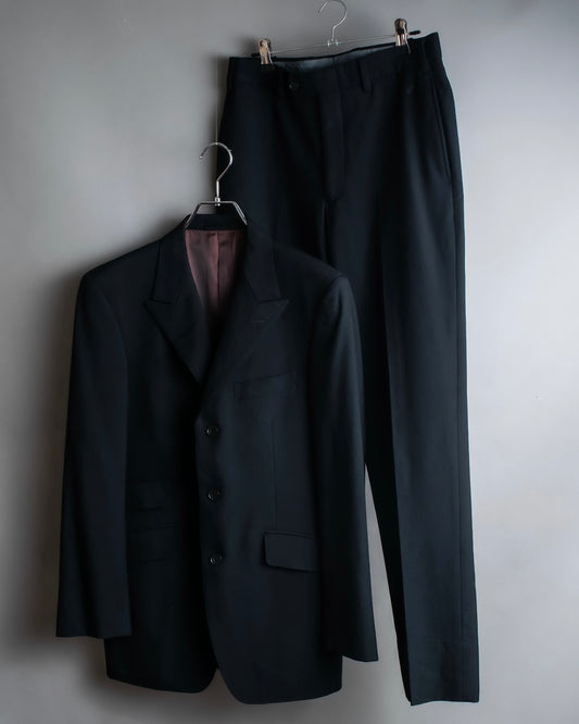 "Burberrys" Peaked lapel designed single 3B tailored jacket setup