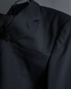 "ARMANI COLLEZIONI" Notched drape classically tailored jacket