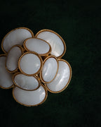 “VETEMENTS” 2017-2021 Archive-referenced mother of pearl flower brooch
