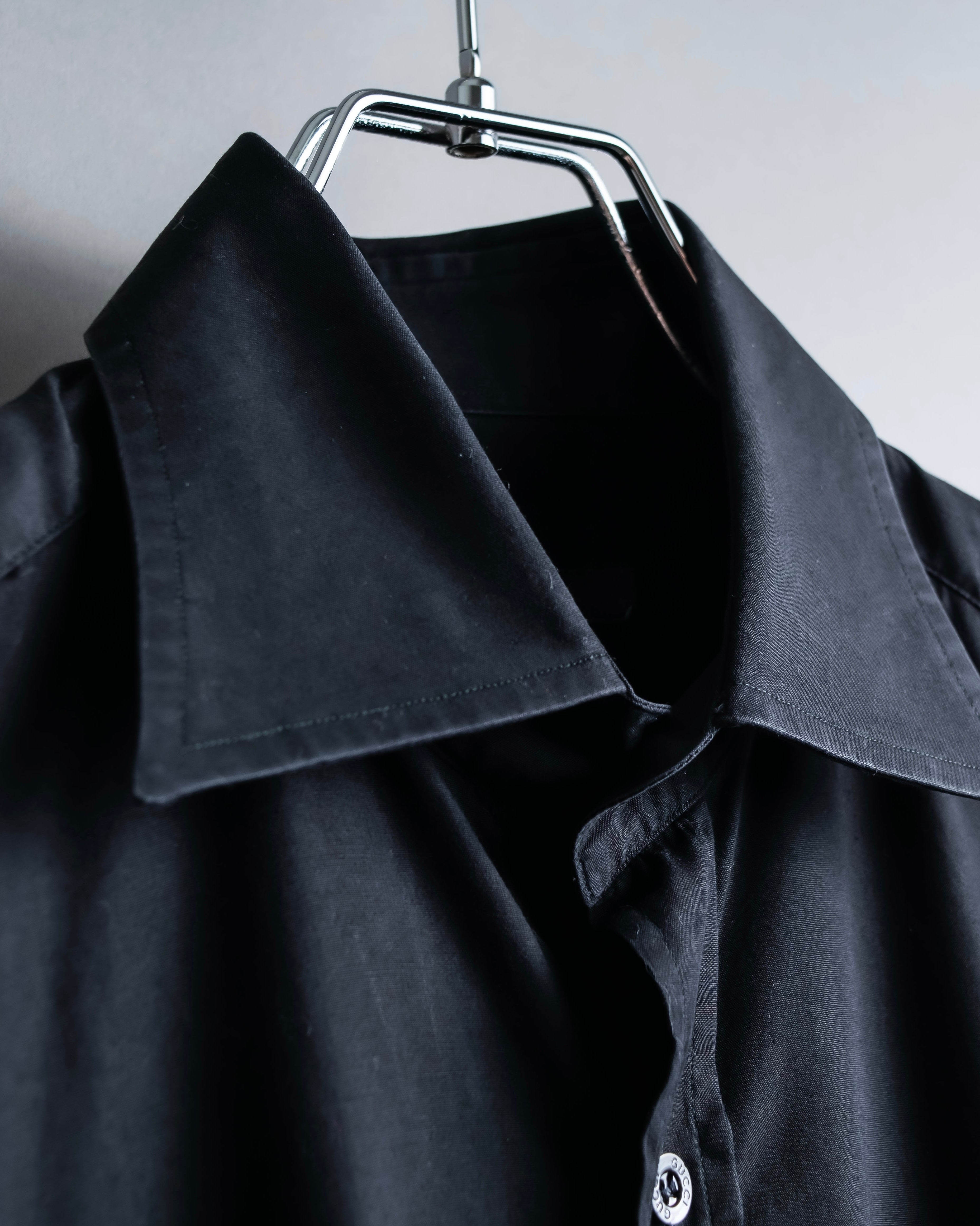 "GUCCI" Horizontal collar oversized shirt