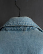 "COMOLI" Flap pocket design oversized denim jacket
