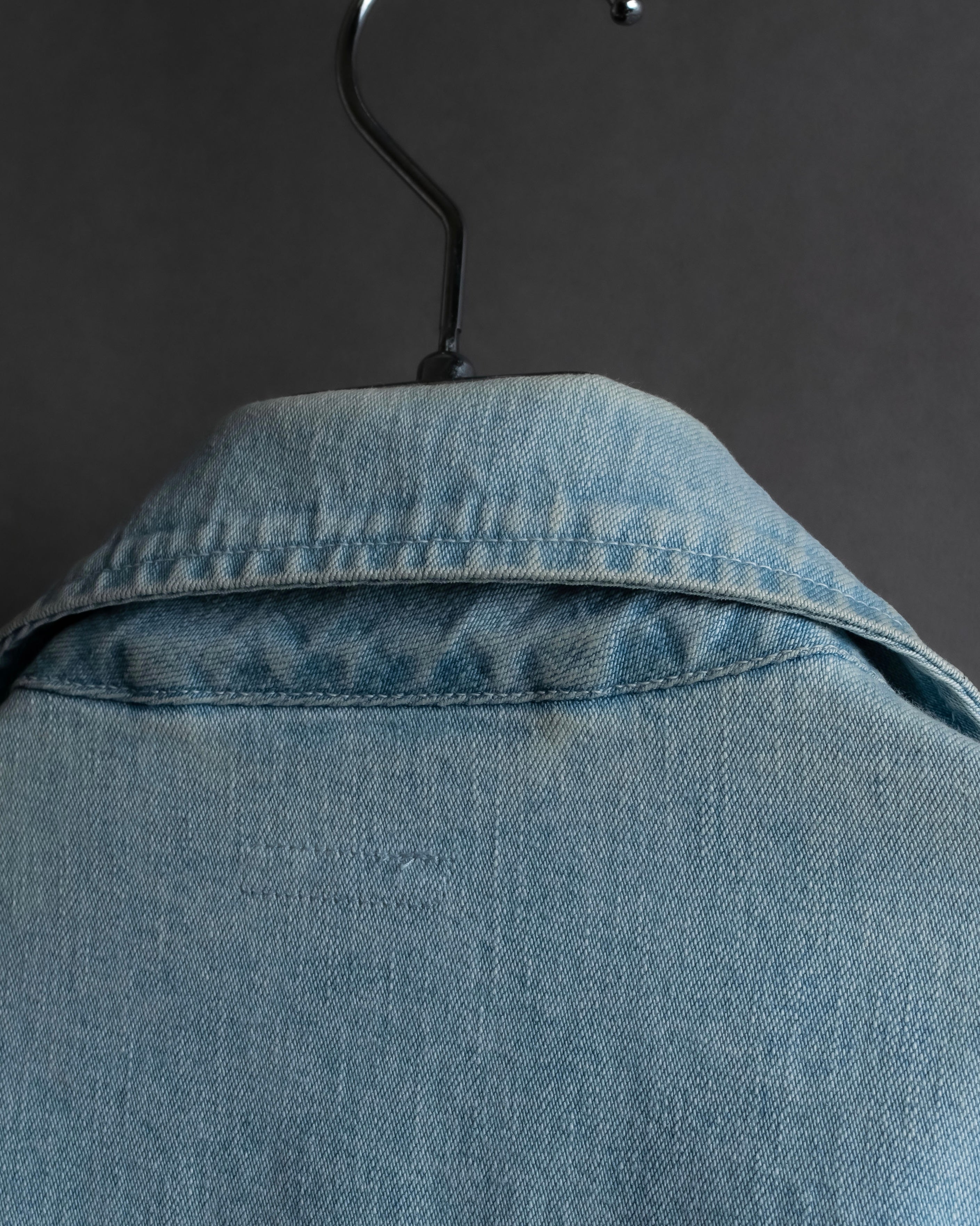 "COMOLI" Flap pocket design oversized denim jacket