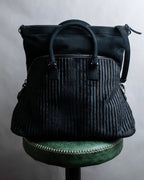 "MAISON MARGIELA" 5AC Harako leather corduroy combination 2way bag