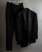 "CHRISTIAN DIOR MONSIEUR" Classical tailored Zegna base satin tuxedo set up