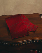 "Hermès" Silk knit scarf tied