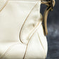 "Chloe" Gold parts design horizontal leather bag