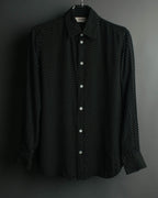 "CELINE" 2010's-2020's Polka dot viscose long sleeve shirt