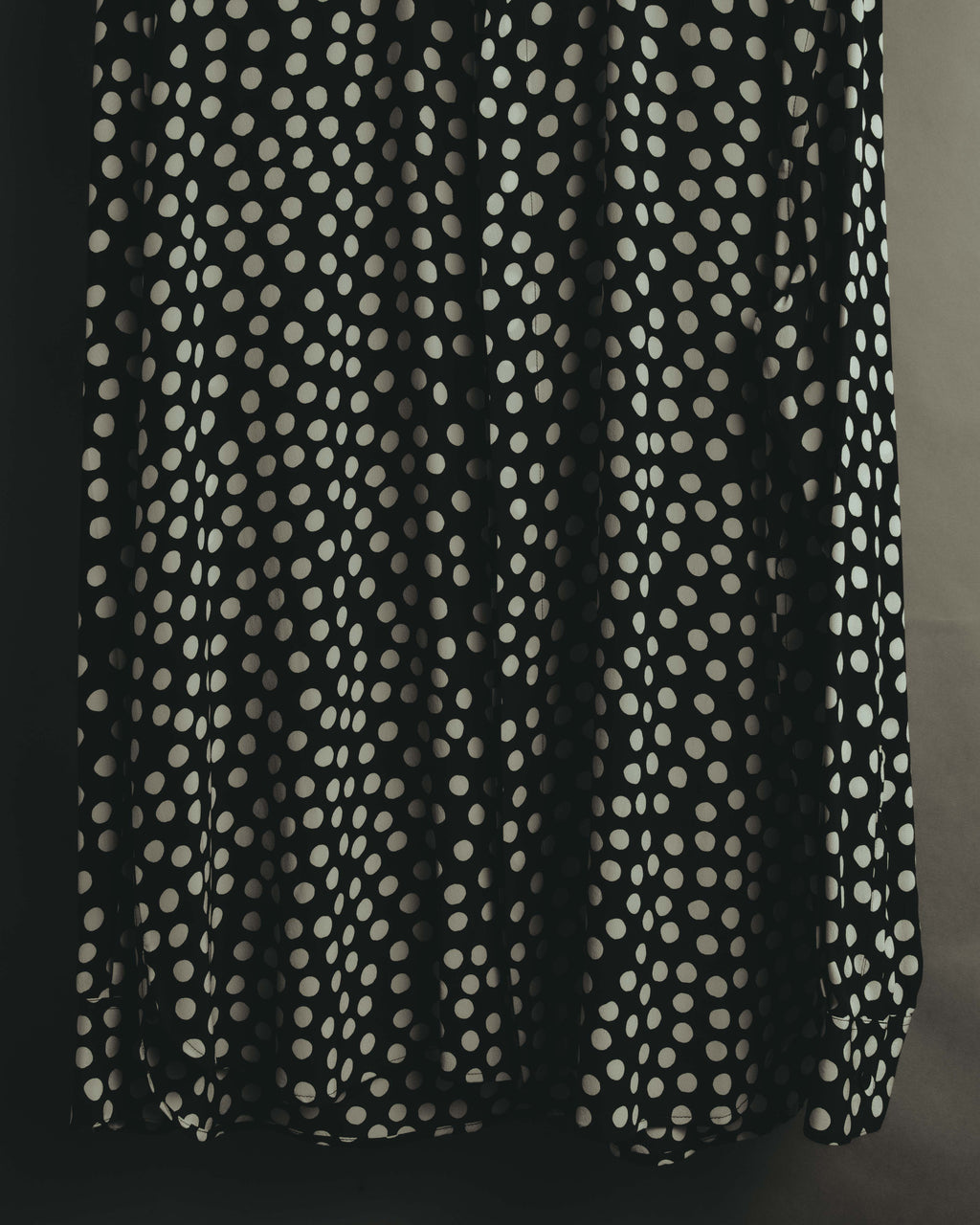 -SPECIAL- "Saint Laurent" 2019-2020 Polka dot silk long sleeve shirt