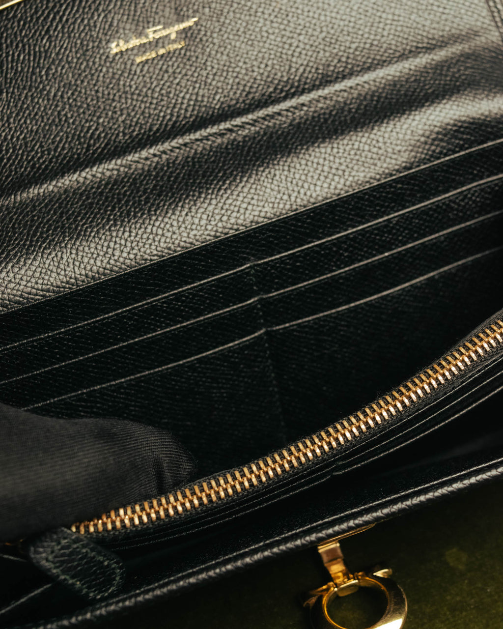 “Salvatore Ferragamo” Vintage gancini continental wallet