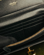 “Salvatore Ferragamo” Vintage gancini continental wallet