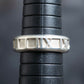 "Tiffany&Co" Roman numerals engraved silver 925 atlas ring