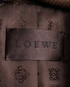 "LOEWE" Three-dimensional ribbed lamb leather set up