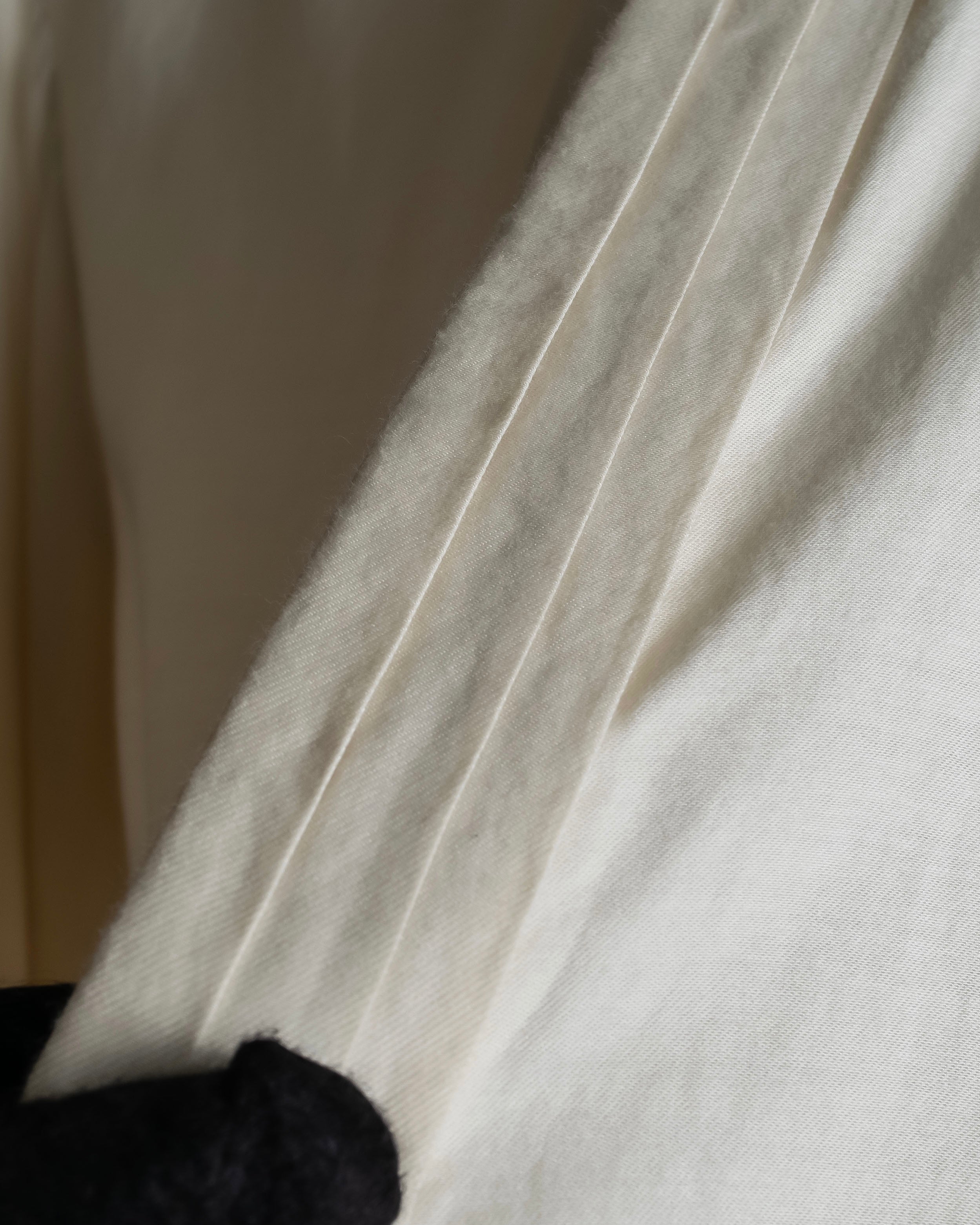 "Maison Martin Margiela" 2010SS triple layer folded fly front shirt