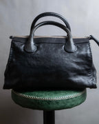 "Chloe" Out pocket detail leather Edith bag