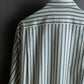 "BURBERRYS" Green stripe pattern oversized shirt