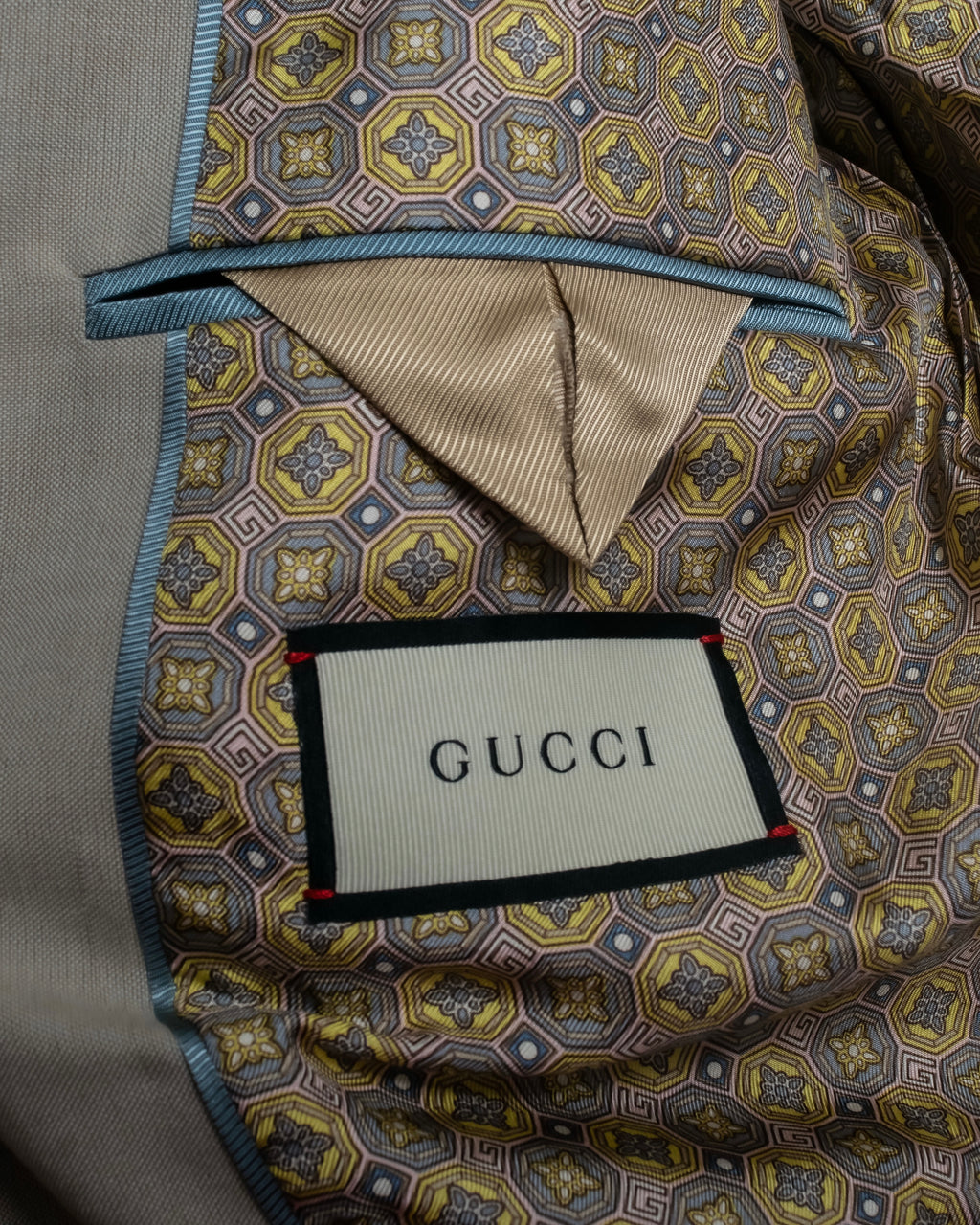 "GUCCI" 21SS Label attached single 2B tailored jacket setup