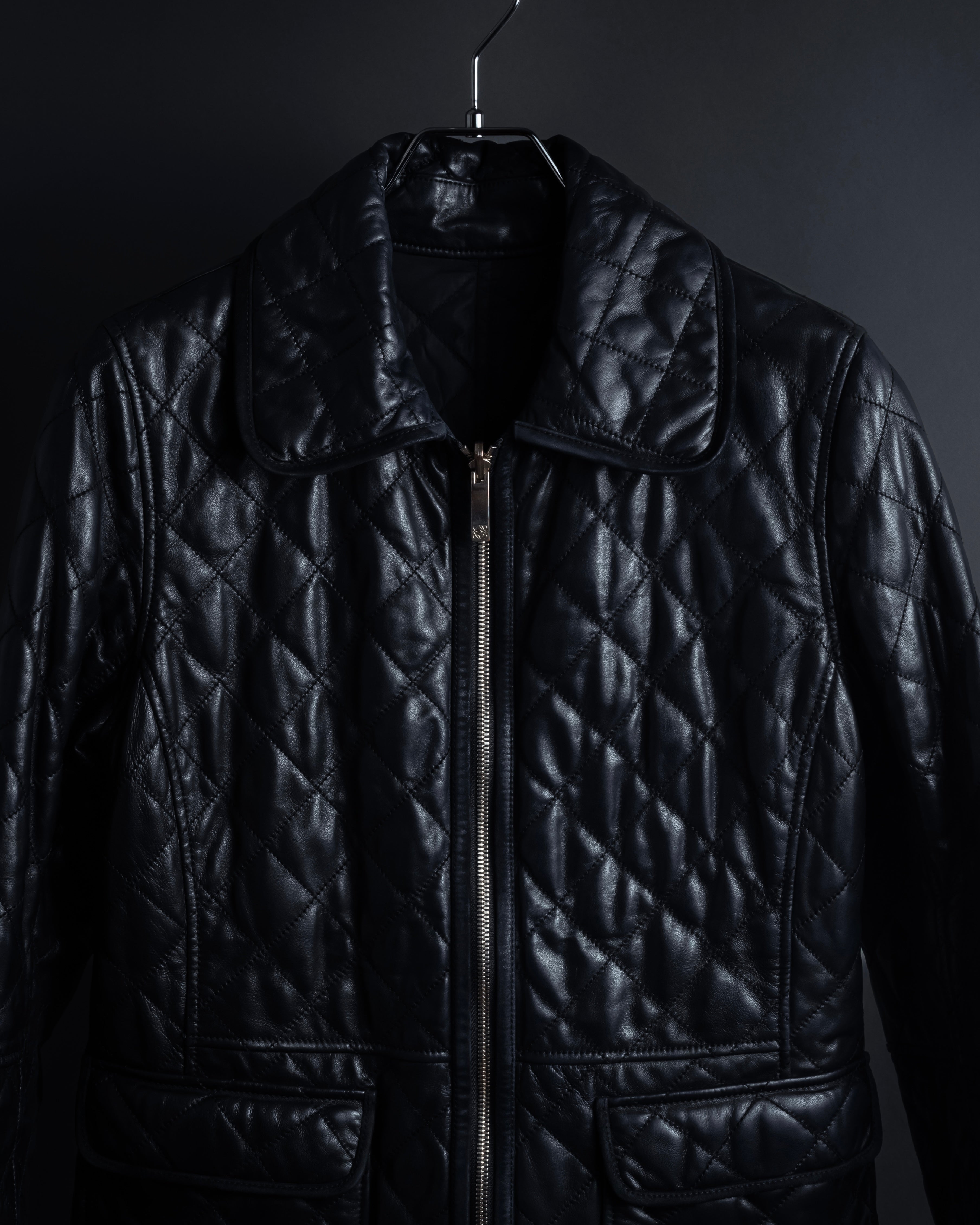 -SPECIAL- "LOEWE" 2009-2013's Quilted design reversible lambskin jacket