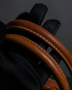 "Ralph Lauren" Metal stud design 2-way leather bag