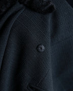 "DKNY" Asymmetrical design woven tailored jacket