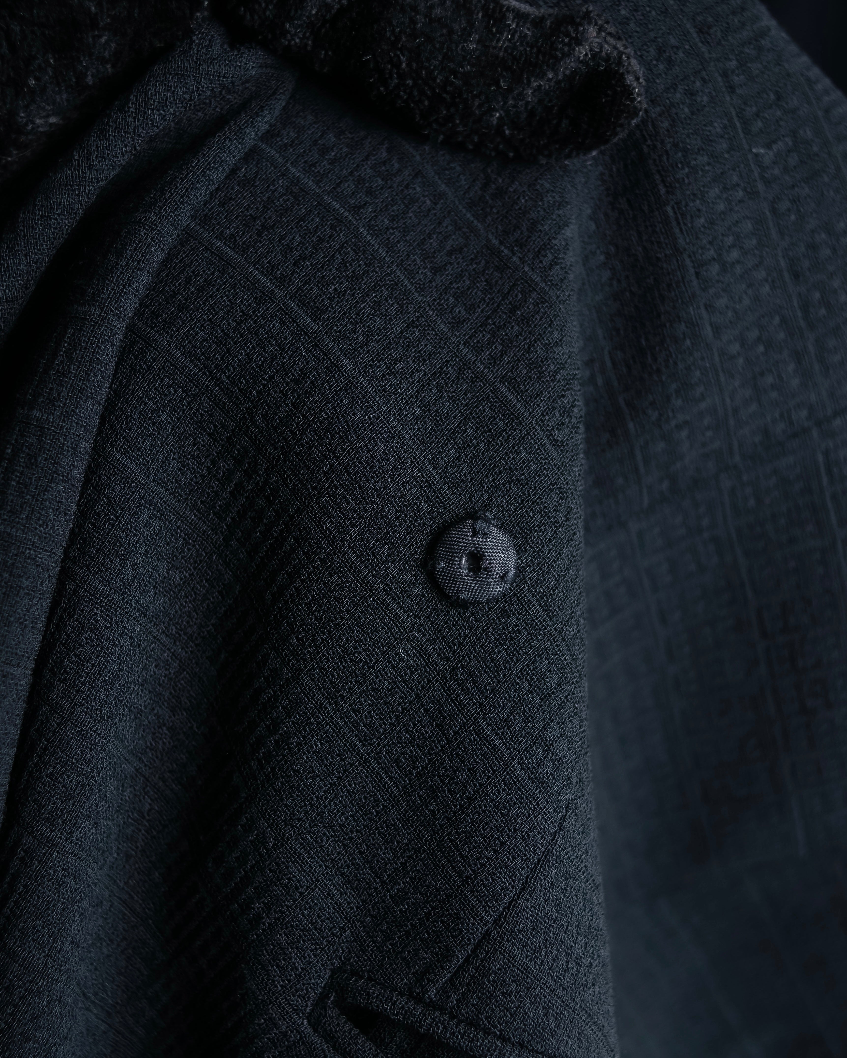 "DKNY" Asymmetrical design woven tailored jacket