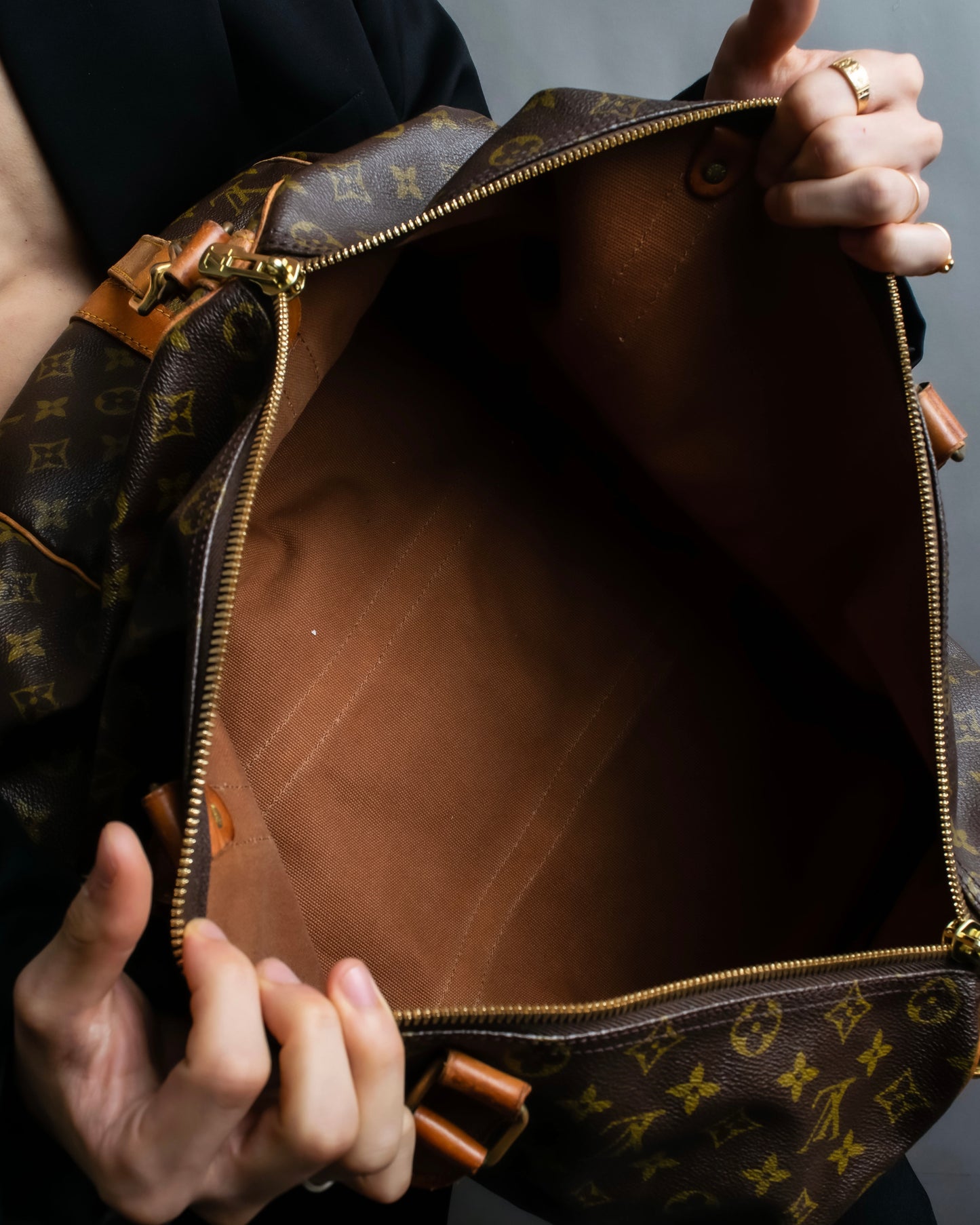 "LOUIS VUITTON" Keepall 50 monogram pattern boston bag