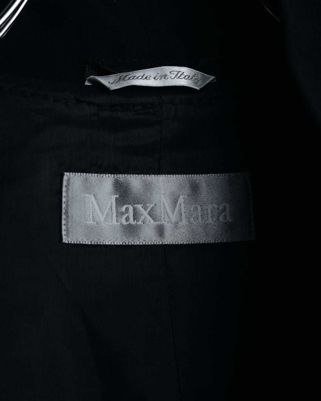 "Max Mara" 00’s Minimalist wrap-front structured jacket