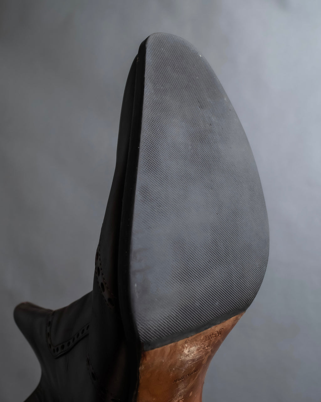 "YVES SAINT LAURENT" Medallion-embellished square heel boots