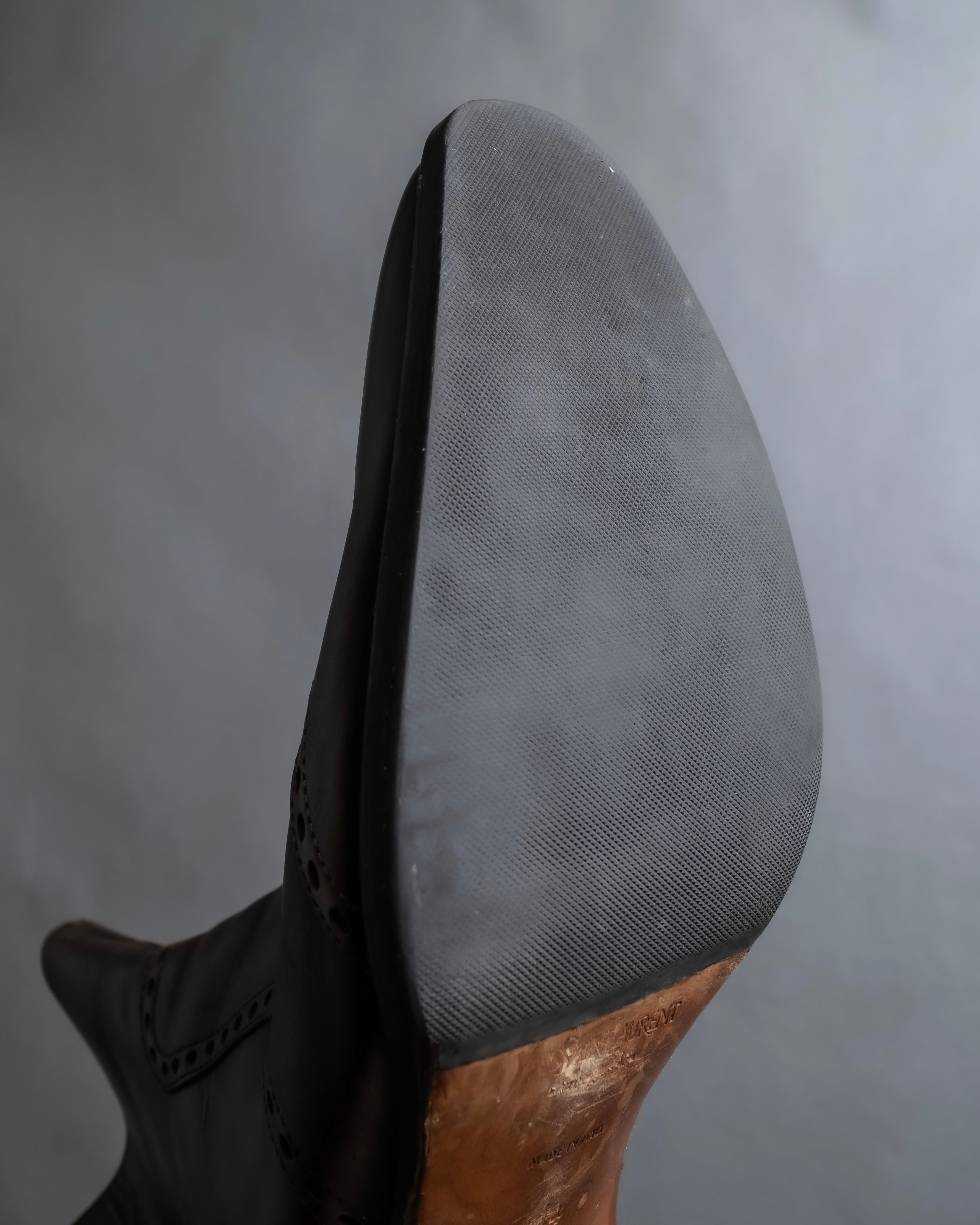 "YVES SAINT LAURENT" Medallion-embellished square heel boots