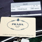 "PRADA" Clasp design monotone color bowling bag