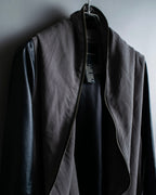 “DOUBLE STANDARD CLOTHING” Designed sleeve hooded middle coat