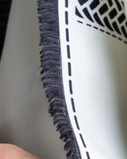 "FENDI" Horse motif FF logo Selleria large scarf