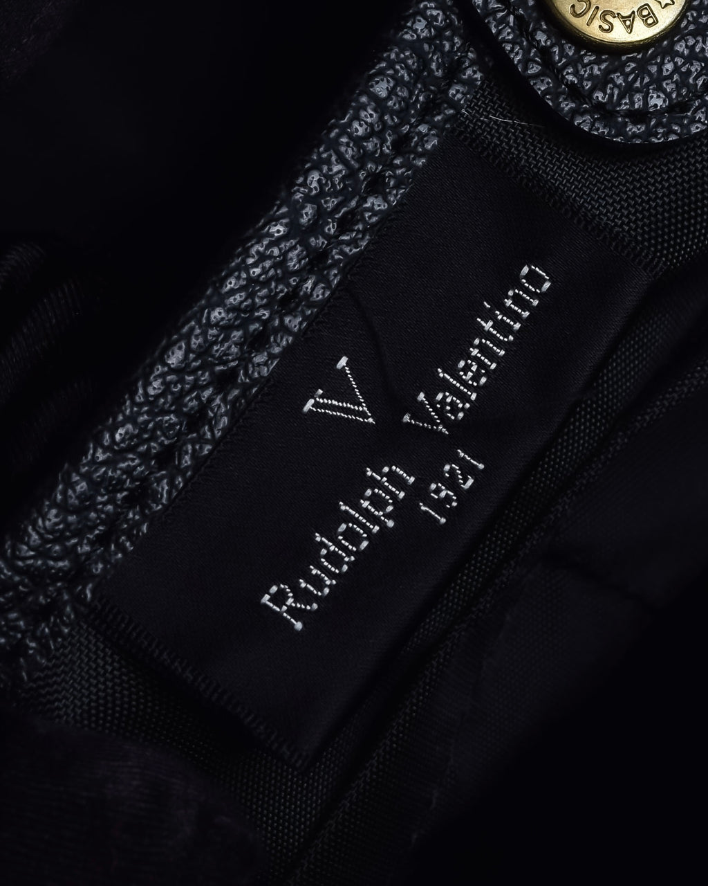 "Rudolph Valentino" Striped nylon combination 2-way boston bag