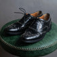 "Church’s" Silver stud design wingtip derby shoes