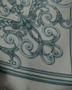 "HERMES" Petit Carre 45 LES TUILERIES silk scarf