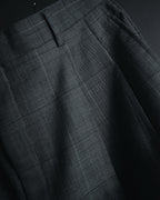 "YVES SAINT LAURENT" 80’s-90’s glen check tailored suit set