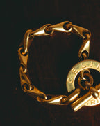 –SPECIAL– "CELINE" 90's Sculptural toggle chain bracelet