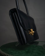 –SPECIAL– “HERMES” 50’s-60’s Escale box calf top handle bag