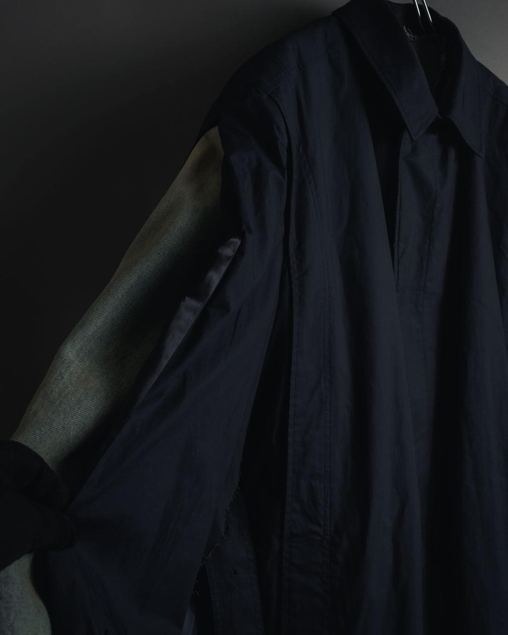 -SPECIAL- "Maison Margiela" 20SS Denim jacket Docking design coat