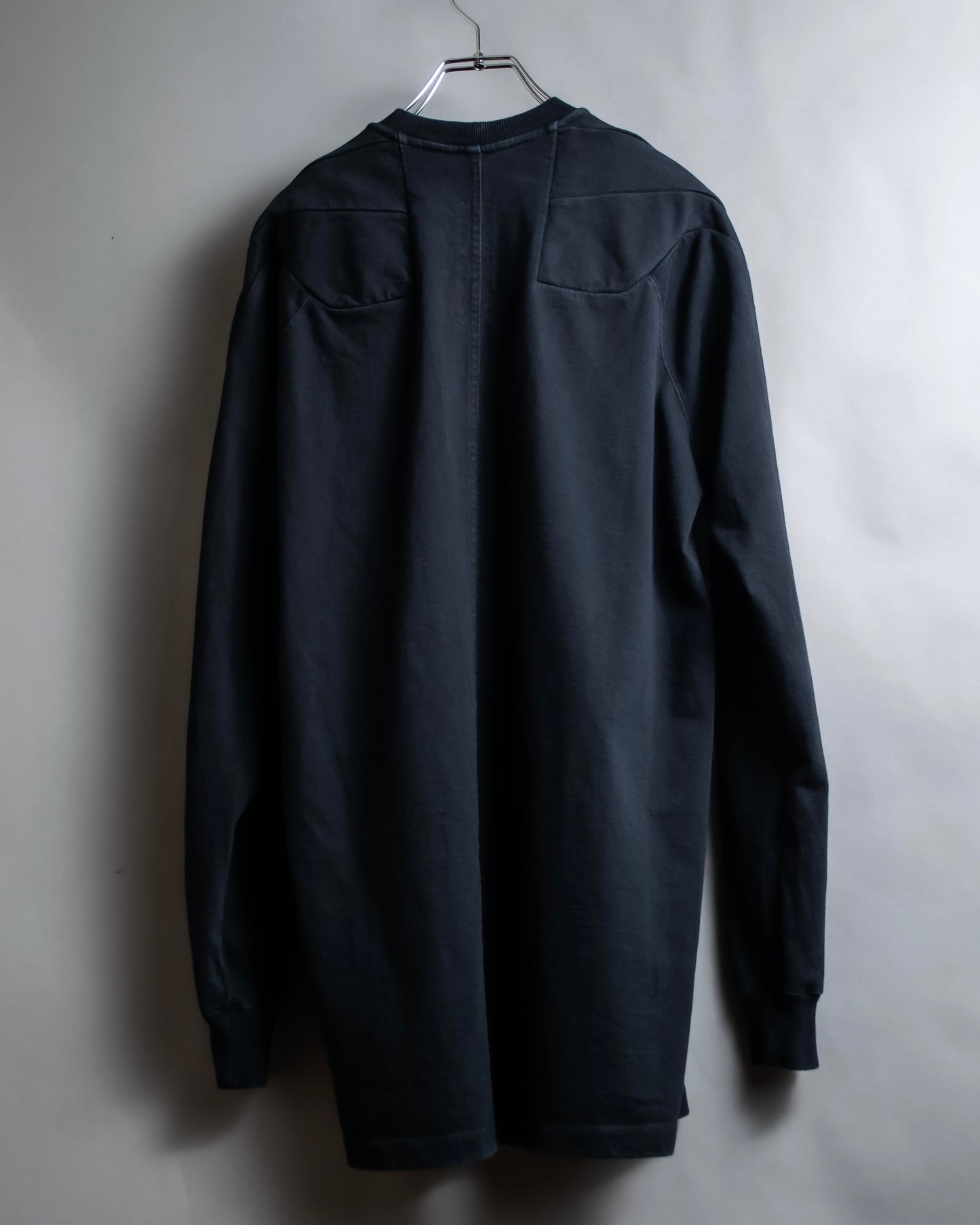 "Rick Owens" 21SS shoulder cutting designed sweatshirt