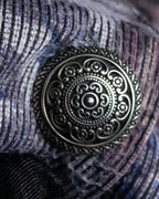 Vintage jacquard floral pattern jacket