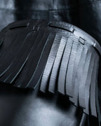 "TOM FORD" Fringe detail western long boots