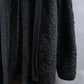 "YVES SAINT LAURENT" Ribbon design stand collar low gauge cardigan