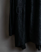 "ISAAC SELLAM" Cut-off design belted leather jacket