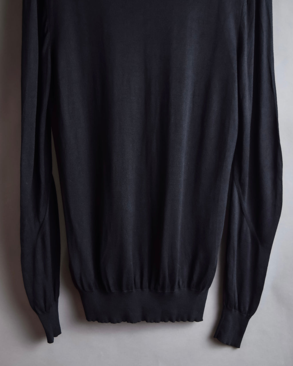 "MAISON MARGIELA" 15SS V-line panel design lightweight knit